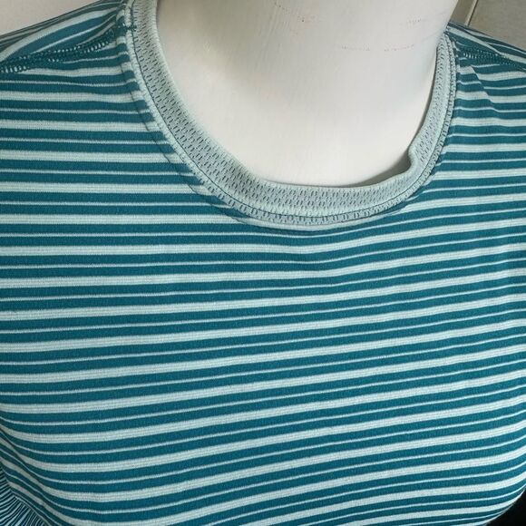 Patagonia Capolene 3 Midweight Striped Crewneck Base Layer Top M - Picture 2 of 7